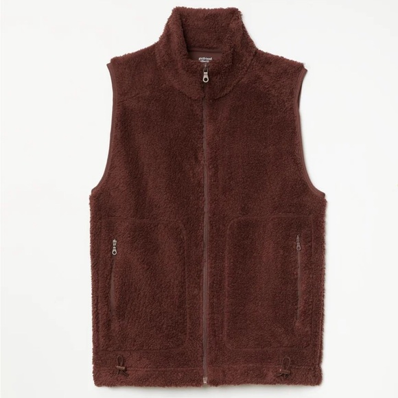 Girlfriend Collective - Raisin Recycled Fleece Vest - Picture 3 of 3
